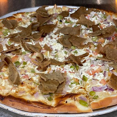 Gyro Greek Pizza – Georges Greek Village – Takeout and Delivery